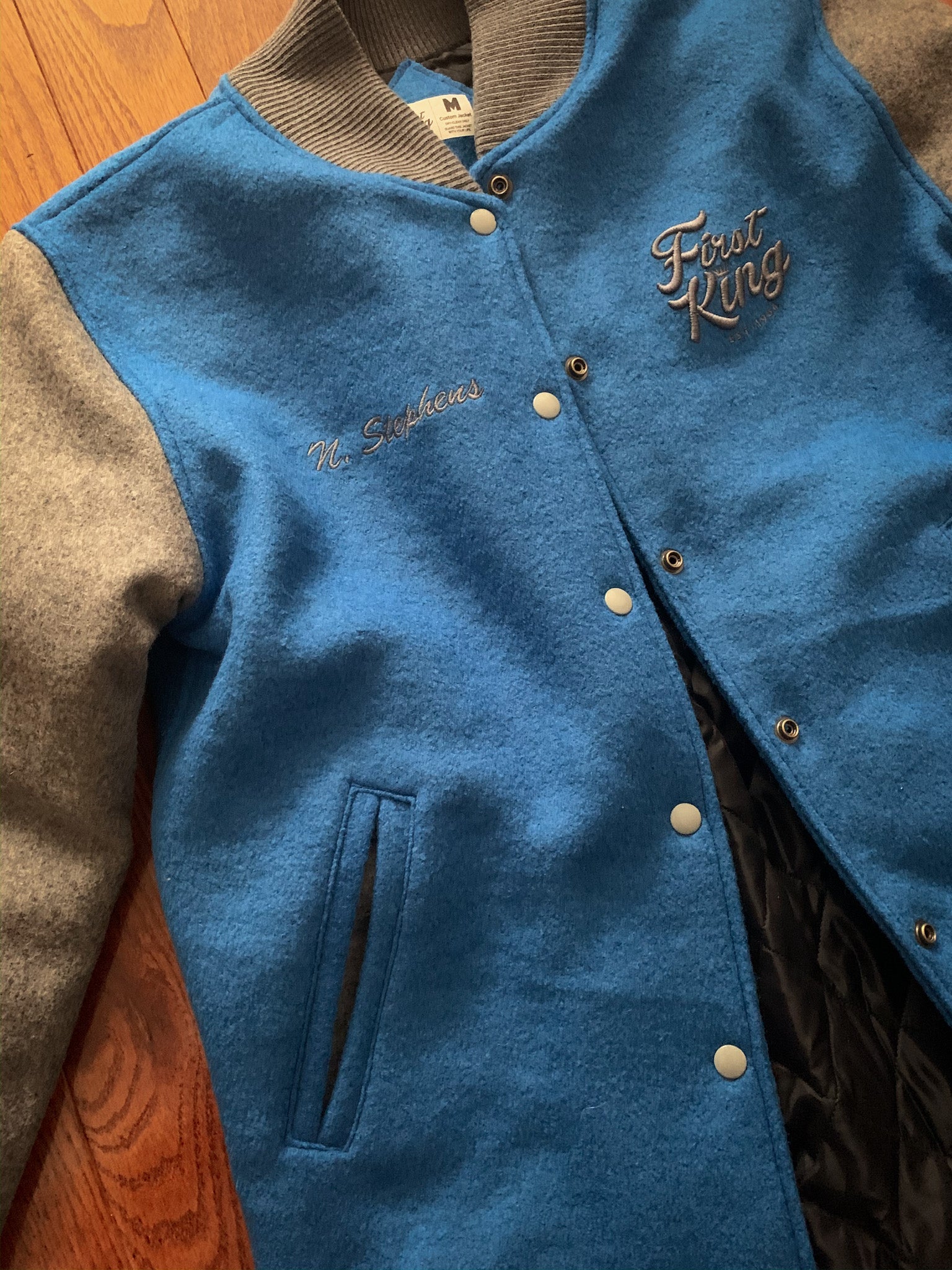 First King Clothing Co. Custom 3/4 Varsity Trench Coat 2